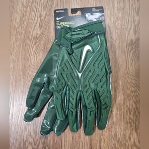 Nike Superbad 6.0 Mens size 3XL NFL Football Gloves Green XXXL NEW DX4520-304